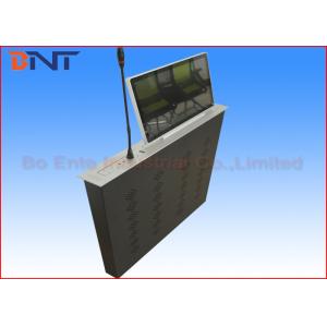 Ultra Thin Vertical LCD Monitor Lift With Motorized Separate Lifting Microphone