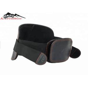 Double Pull Waist Back Support Belt Brethable Leather Material OEM ODM Service