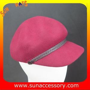 Fashion hot sale wool felt newsboy hats for womens,100% Australia wool felt hats