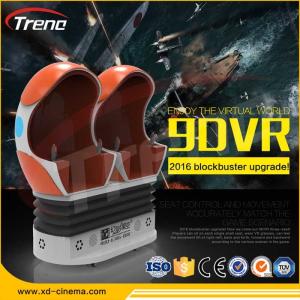 Cheap 22PCS VR +70 PCS Electric Full Motion Amusement Ride 9D Virtual Reality Simulator Triple Cinema Chair for sale