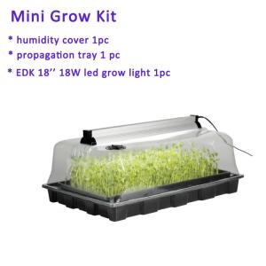 Propagation Tray Nursery Tray With EDJ LED Grow Light For Seedling