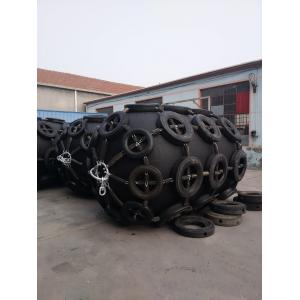 Ship To Ship Pneumatic Boat Rubber Fender With Tyre Chain Net