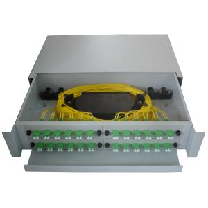 2U Drawer ODF 48 Core With SC Fiber Optic Patch Panel Enclosure