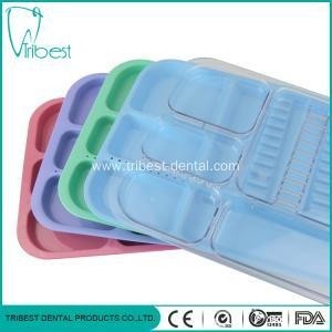 China 34x24cm Colorful Disposable Plastic Instrument Tray on sale