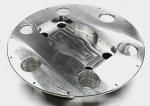 Custom four axis precision plastic aluminum block cnc machined spare machining