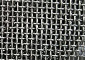 Aluminum Rigid Galvanized Square Mesh / Galvanized Woven Wire Mesh