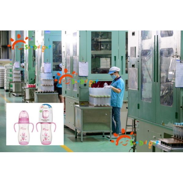 Quality Wide Neck 12oz 330ml Silicone PP Arc Baby Feeding Bottle wholesale