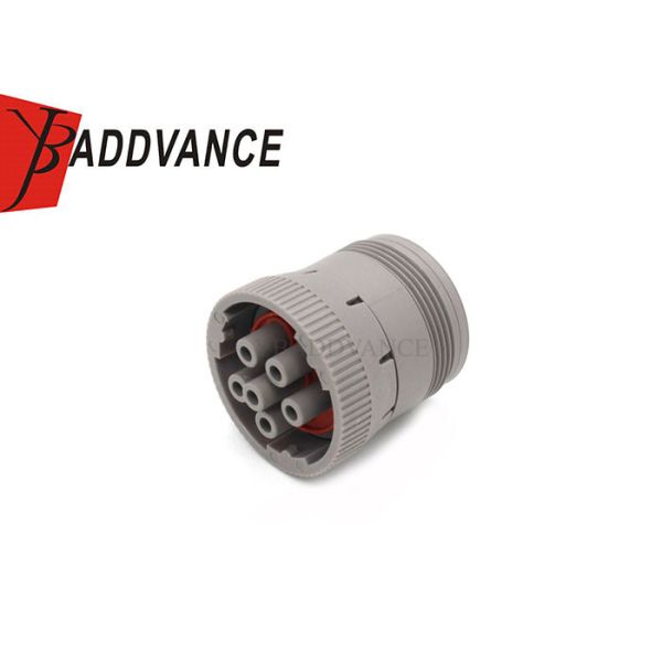 HD16-6-12S-B010 6 Pin Deutsch Dt Connector Female Grey Sealed HD10 Series