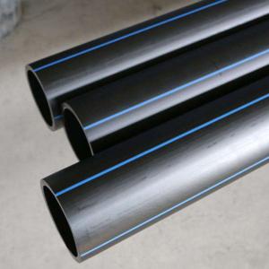 PN16 Portable Water Polyethylene Pipe PE100 , PP PE Black Flexible PVC