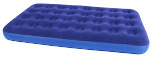 China Child Adult Flocked Air Bed Single Inflatable Air Mattress 191x137x22cm on sale