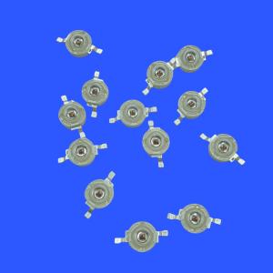 650nm - 660nm 2.0-2.2V Clear Convex Lens 120 Deg 3W High Power Red LED