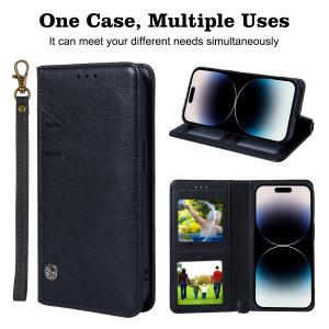 Mobile Cell Phone Leather Cover Card Holder Wallet Leather I Phone Case For