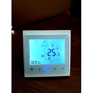 Commercial Digital Fan Coil Unit Thermostat Ceiling Mount CE Certification