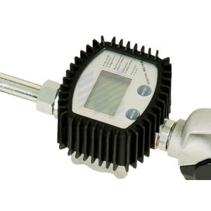 Digital Flow Meter Oil Control Valve Dispenses In Liter , Gallon , Pint And