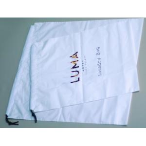 Biodegradable Drawstring Laundry Bag With Printing,Logo Printed Poly Drawstring