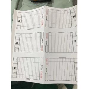 Professional Black EU Order Pads with Sequential Numbering 50 Checks Per Book