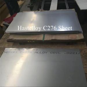 Hastelloy C276 Sheet Plate Thickness 0.8 - 3.0mm Laser Cutting Any Size