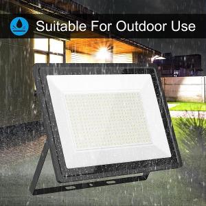 Remote Control Waterproof LED Flood Light 400W 40000lm 5000K With Plug