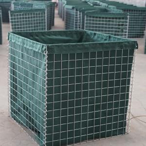 Galvanized Defence Barriers 2x1x1 Flood Protection Barrier Bastion Wall Square