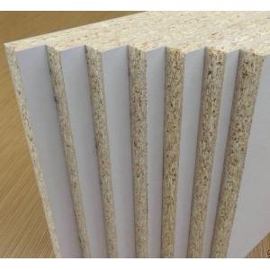 Poplar Particle Board Laminated Sheet , E1 Glue Pallet Compressed Particle Board