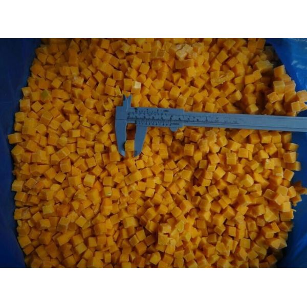 Quality Nutritious IQF Pumpkin Dices IQF Frozen Vegetables For Catering wholesale
