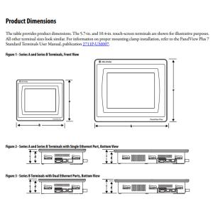 Allen Bradley PanelView Plus 7 Standard 2711P-T7C21D8S HMI touch screen New