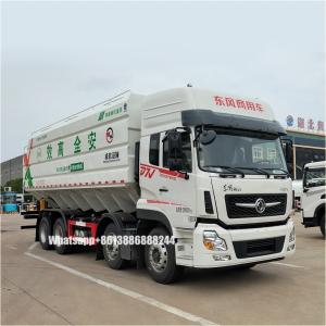 DONGFENG 8*4 Double Row 46000 Liters Farm Animal Feed Transport Lorry bulk Feed