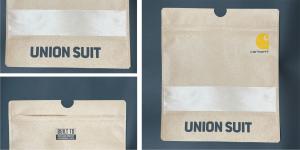 Degradable Paper Plastic Composite Bag Recyclable Printing Patterns
