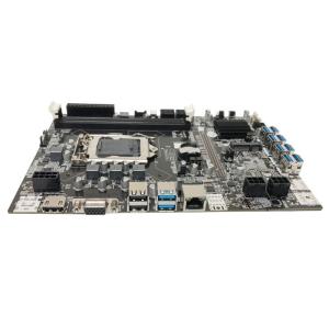 8 GPU Eth Mining PC Motherboard Intel®B75 Cryptocurrency 8 USB3.0 to 8 PCIE 16X