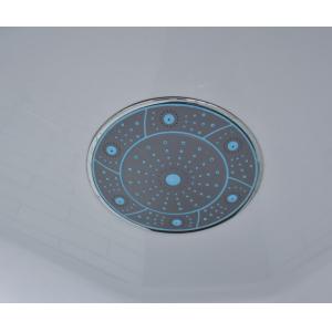 Black Square Sliding Door Tempered Glass Shower Room