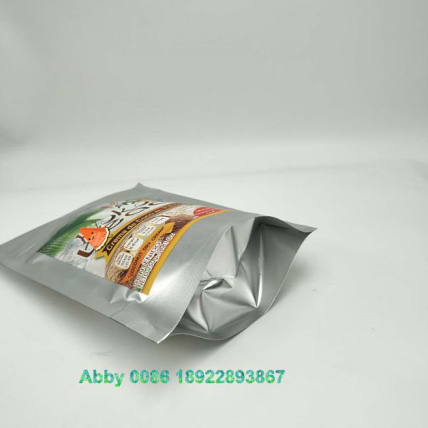 Customized Size Plastic Pouches Packaging , Stand Up Aluminum Foil Bag