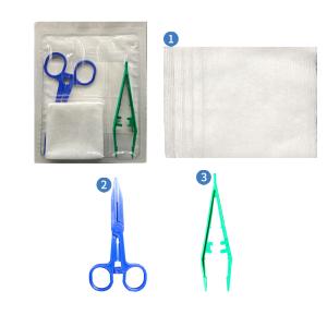 Customized Medical Field Dressing Kit Tray Hospital Sterile Disposable Dressing