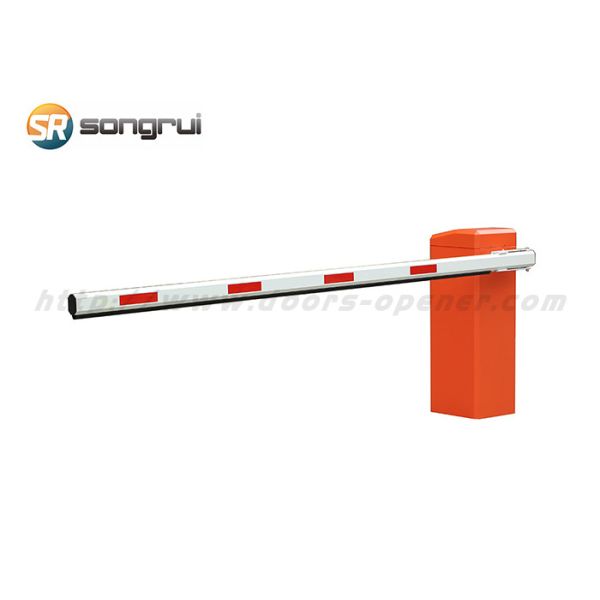 Quality Orange BLDC Security Barrier Gate , 220V Traffic Barrier Gate wholesale
