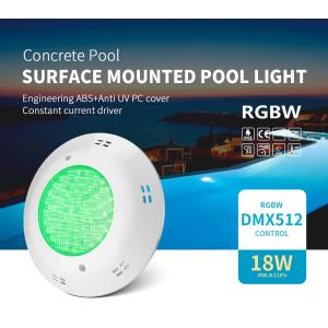 Cheap 1560ma Plastic LED Swimming Pool Lights 130LM SMD5050 ABS RGBW for sale