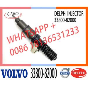China 4 Pin Excavator engine parts Diesel Fuel Electronic Unit Injector BEBE4D19001 33800-82000 For HYUNDAI 12L HIGH POWER on sale