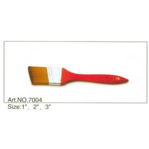 Cheap 1&quot; 2&quot; 3&quot; plastic handle wooden handle pure chinese bristle paint brush No.7004 for sale