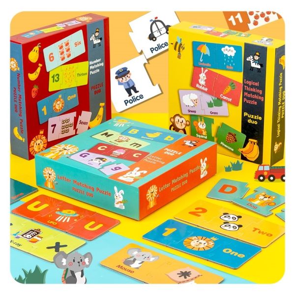 Educational Toy Intelligence Letters/traffic Cognition Puzzle Wooden Numbers