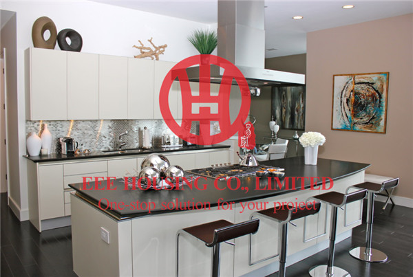 Customized Modern Lacquer Kitchen Cabinet with Excellent Design and Quality MOQ