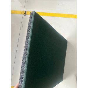 Construction Industry Black Recycled Rubber Flooring Tiles with Different Color