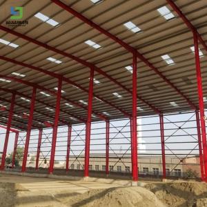 Prefabricated Steel Structure Warehouse Building with H Steel Frame