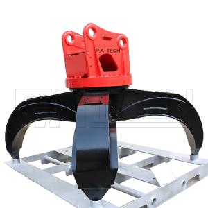 China 2572mm 50t Hydraulic Orange Peel Grapple For Excavator on sale