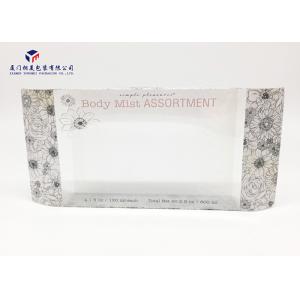 Multifunctional Plastic Retail Packaging Boxes Silver Hot Stamping On Front Side