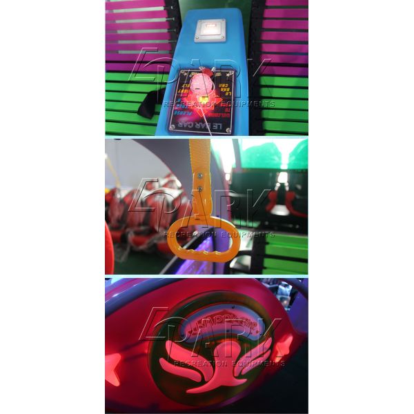 Kiddie Amusement Game Machines 90 Degrees Music Electric Swing Happy Le Bar Car