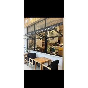 Harbor Tiny Home Space Efficient Folding Window Maximizing Ventilation in Under