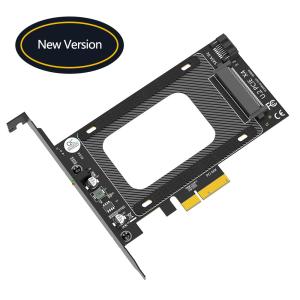 PCI-E Riser 3.0 4X To U.2 SFF-8639 Adapter SSD To PCI Express Card 2.5" SATA