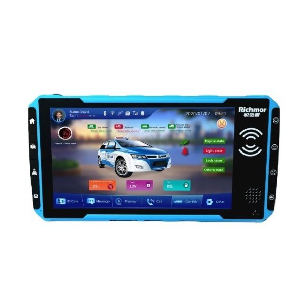 Dashboard Placement 7 Inch Android Touch Monitor With ADAS Function 3G 4G Sim