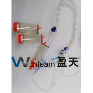 PVC Parallel Conduit Sterility Test Canister Smooth Welding For Laboratory