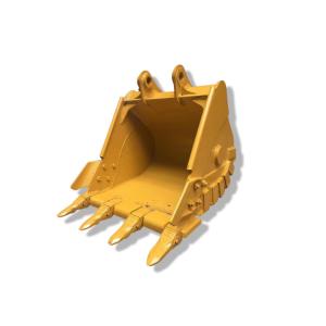 PC140 CAT314 Wheel Loader Bucket 0.65cbm Q355B Hardox500 Material