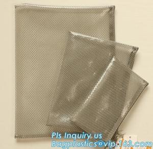 Cheap Expandable carriable a4 document bag with hanger, PVC EVA mesh pouch a4 b4 size file cover, File Folder Baqg PVC Mesh Po for sale