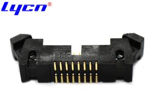 China Short Latch 16 Pin DIP Header Ejector Connector SMT Type 1.27mm Pitch on sale